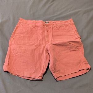 Men's Salmon Red J Crew Shorts Size 32